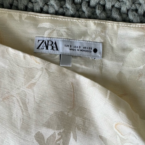 Zara Patchwork Midi Skirt ZW Collection - Picture 4 of 9